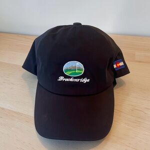 Breckenridge Golf Hat Charcoal Gray Adult OS Adjustable Embroidered Logo